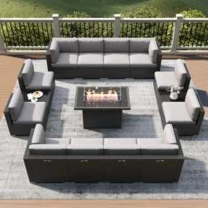 15-Piece Outdoor Patio Furniture Set