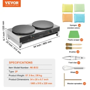 SucceBuy 16inch Electric Crepe Maker