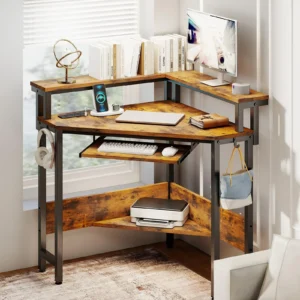 JHK Corner Desk Office Computer Desk