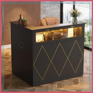L-Shaped Reception Desk