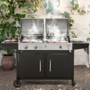 Propane Gas and Charcoal Grill Combo